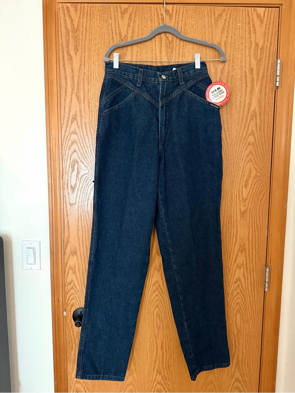 NWT Vintage Rockies High-Rise Dark Blue Straight Leg Jeans